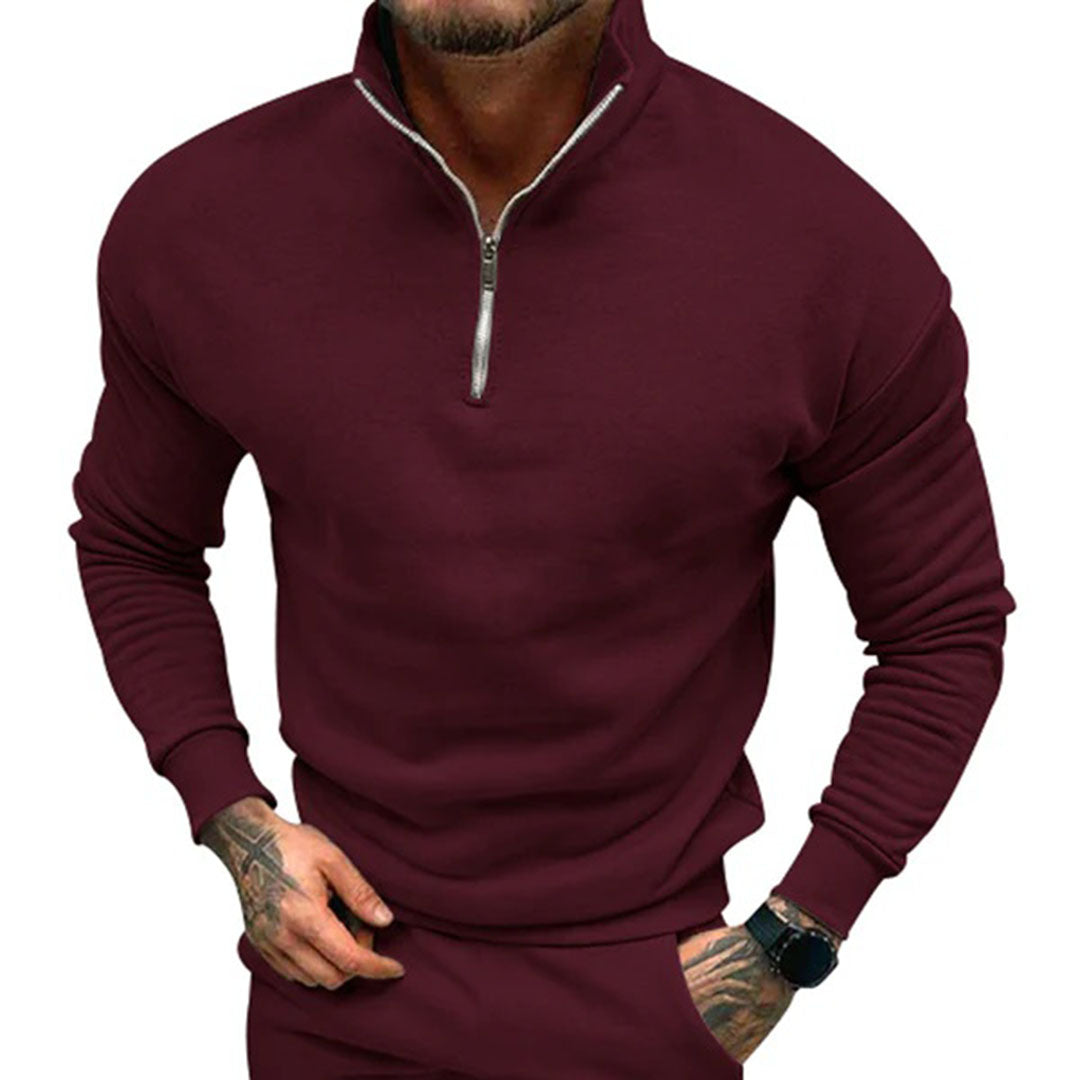 LOGAN – Men's Half Zip Sweater