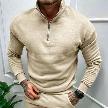 LOGAN – Men's Half Zip Sweater