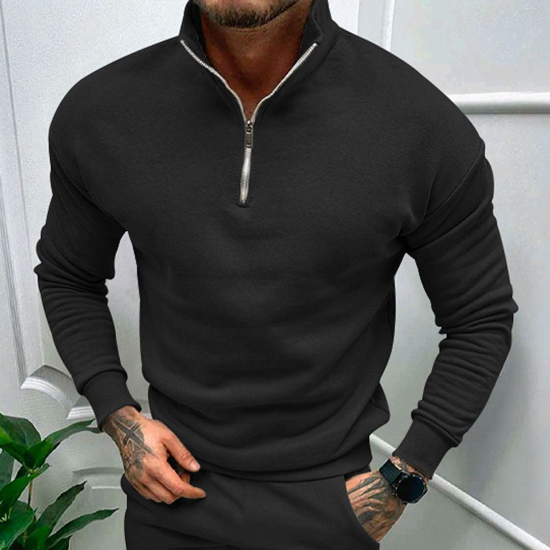 LOGAN – Men's Half Zip Sweater