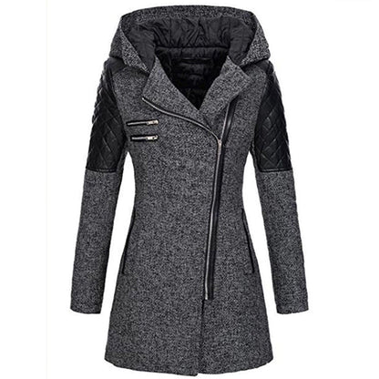 LYMARA – Long Winter Coat with Hood for Women