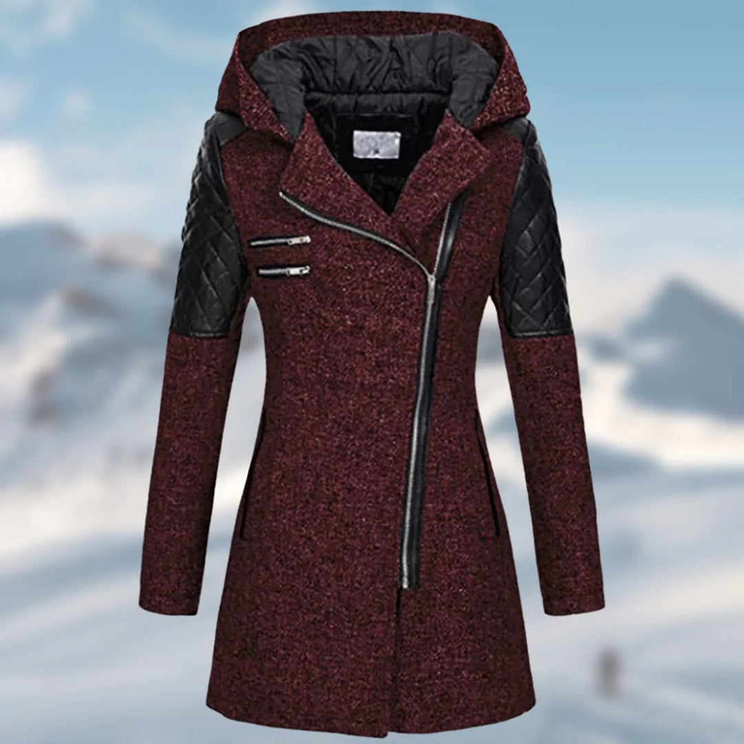 LYMARA – Long Winter Coat with Hood for Women