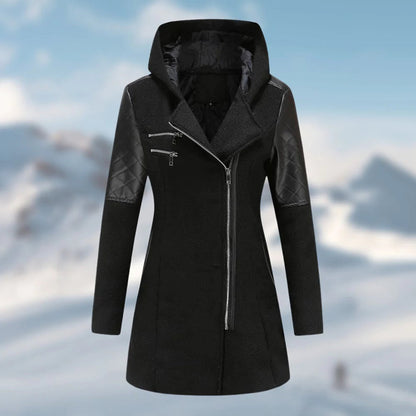 LYMARA – Long Winter Coat with Hood for Women