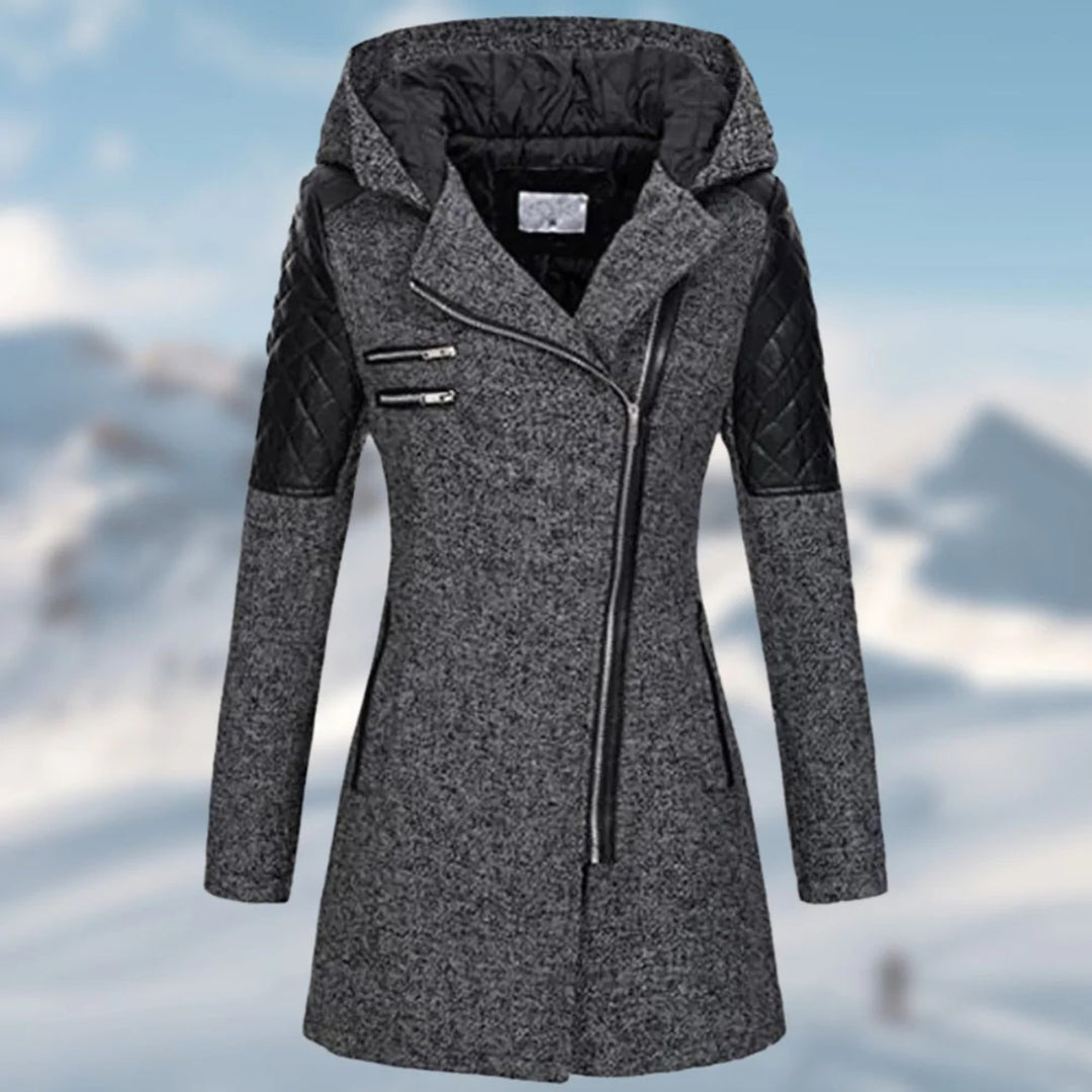 LYMARA – Long Winter Coat with Hood for Women