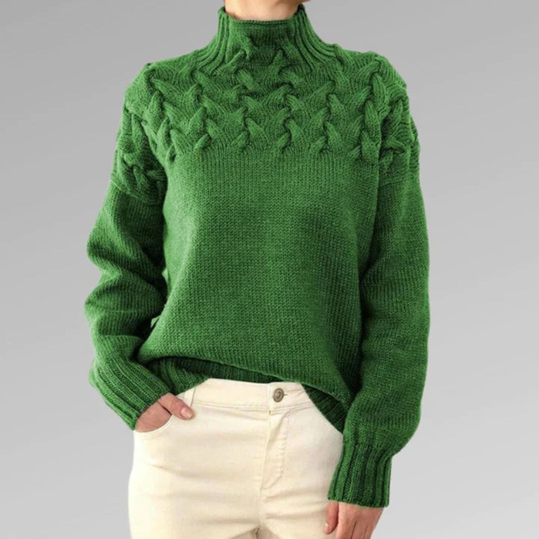 UMERIC – Cozy Knitted Turtleneck Sweater for Women