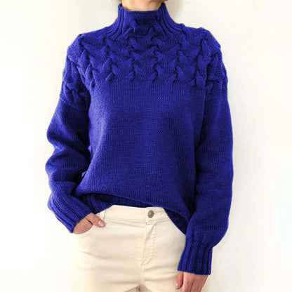 UMERIC – Cozy Knitted Turtleneck Sweater for Women