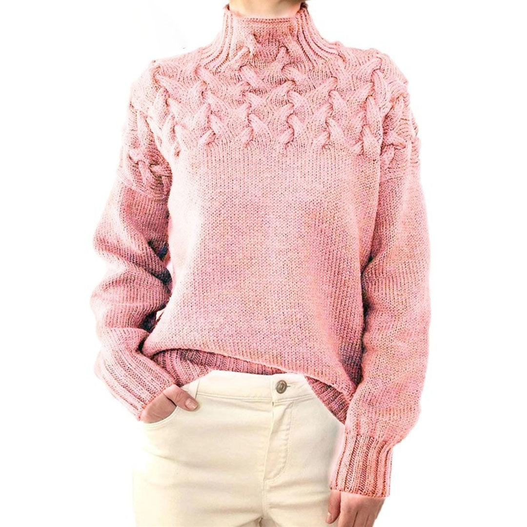 UMERIC – Cozy Knitted Turtleneck Sweater for Women