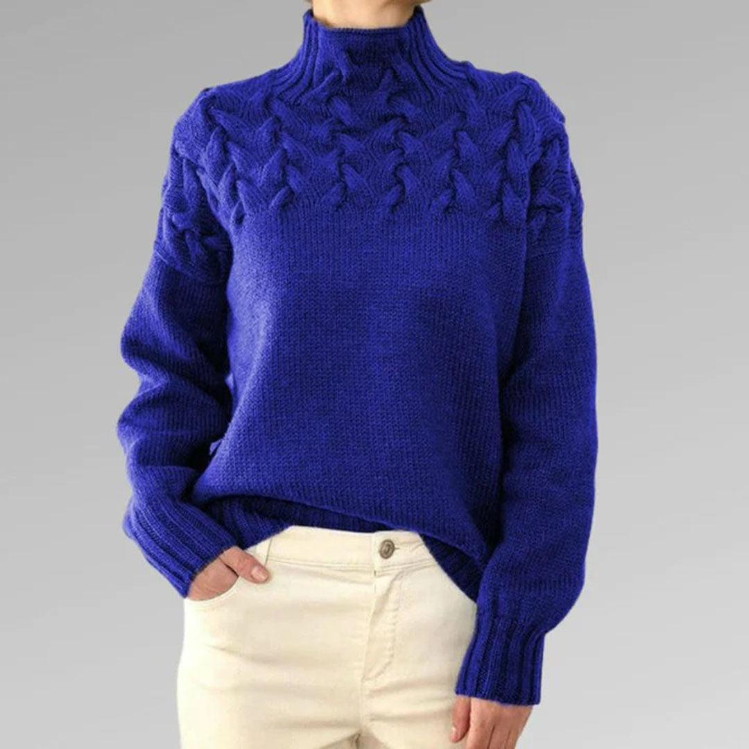 UMERIC – Cozy Knitted Turtleneck Sweater for Women