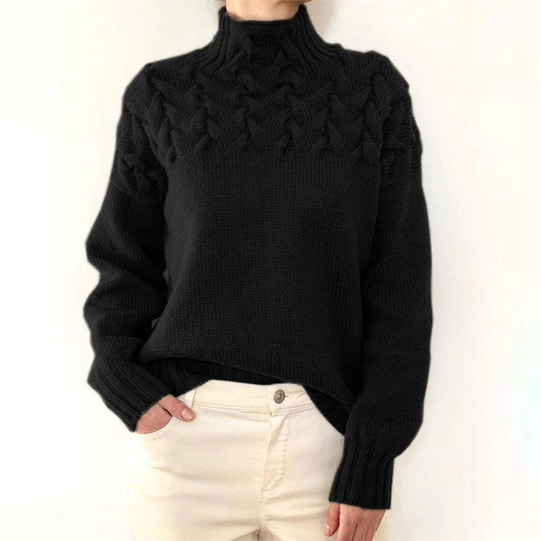 UMERIC – Cozy Knitted Turtleneck Sweater for Women