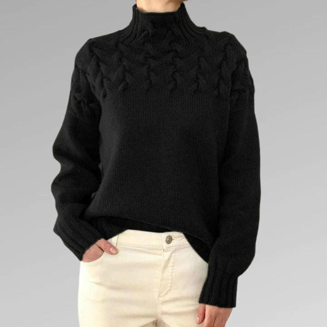 UMERIC – Cozy Knitted Turtleneck Sweater for Women