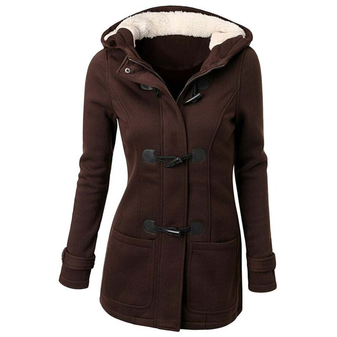 Sienna – Long Hooded Winter Coat for Women