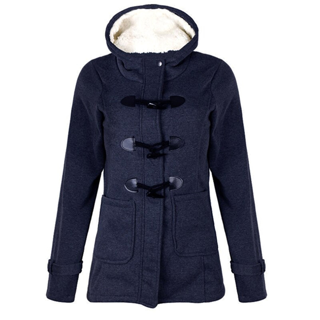 Sienna – Long Hooded Winter Coat for Women