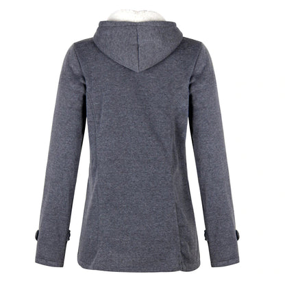 Sienna – Long Hooded Winter Coat for Women