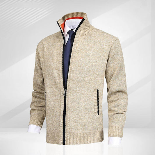 NOVARO – Stylish Zip-Up Sweater for Men