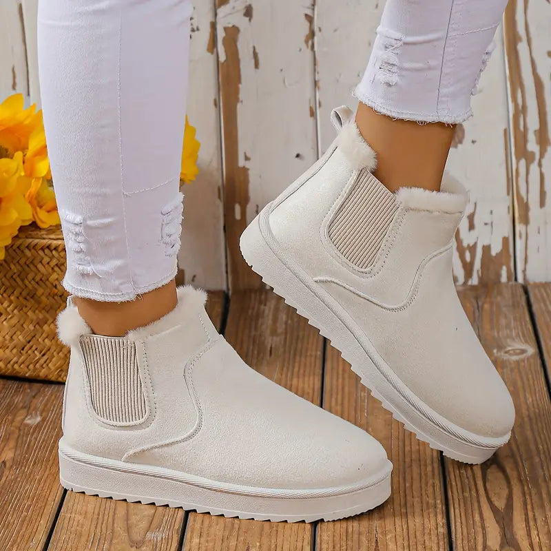 ZARELLA - Warm & Trendy Slip-On Snow Boots For Women